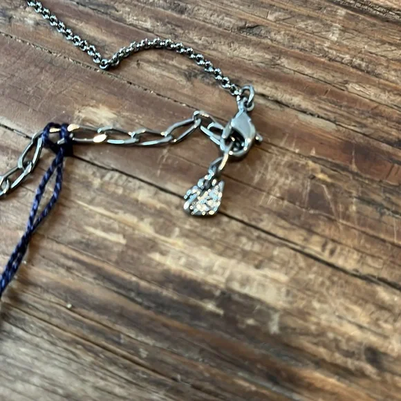 Swarovski Leather and Crystal Matching Necklace and Bracelet - Picture 10 of 11